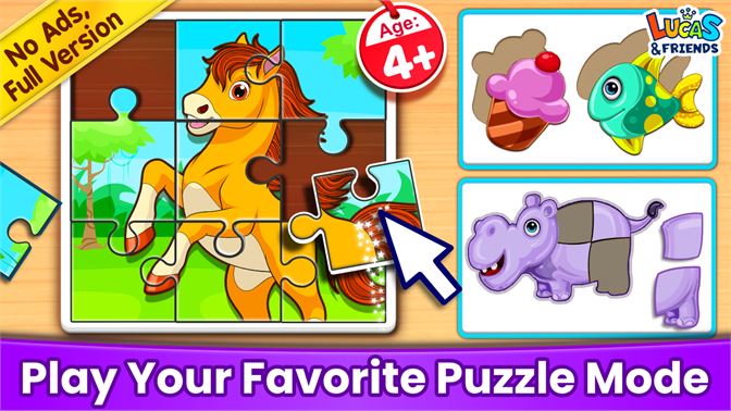 Puzzle Kids – Animals Shapes and Jigsaw Puzzle