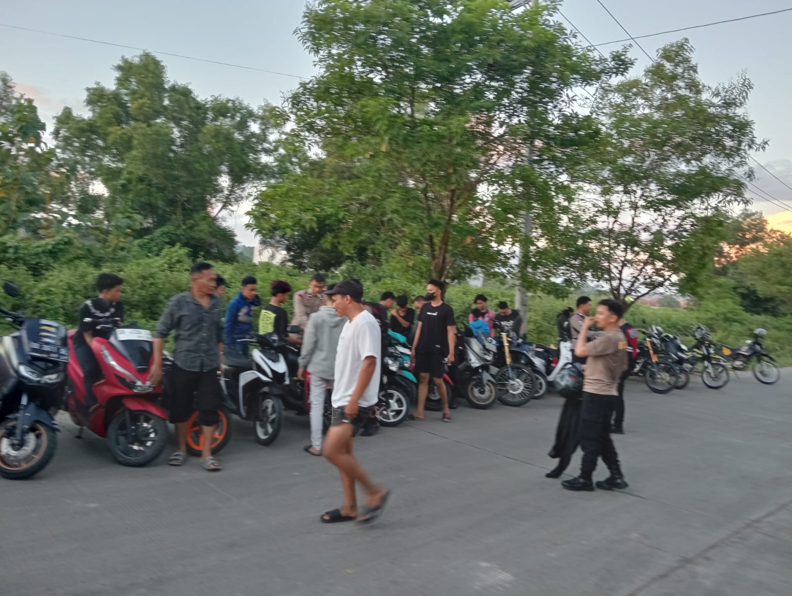 Resahkan Warga, Polisi Amankan Belasan Motor Freestyle Dan Balap Liar