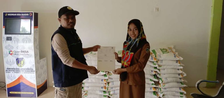 Penyaluran Bantuan Pangan di Donggala Berjalan Lancar