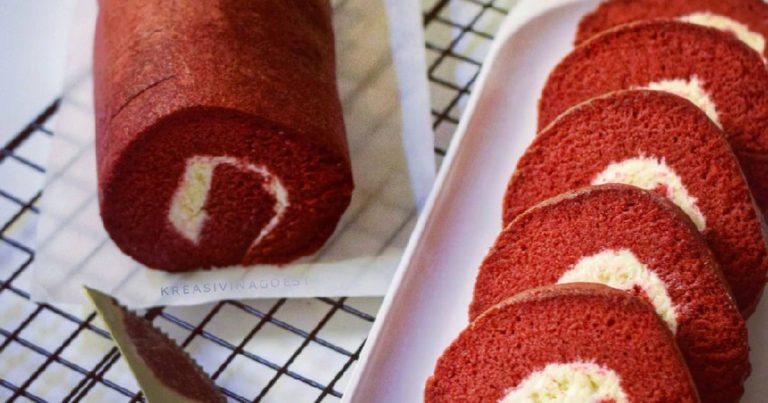 Resep Red Velvet Roll Cake, Manis dan Lembut