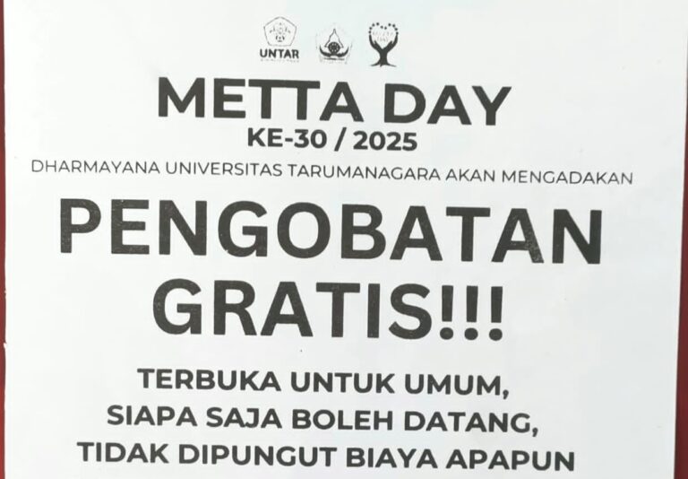 Metta Day Wujud Kepedulian Mahasiswa Untar terhadap Masyarakat Bone, Siapkan 10 Dokter Pelayanan Kesehatan Gratis