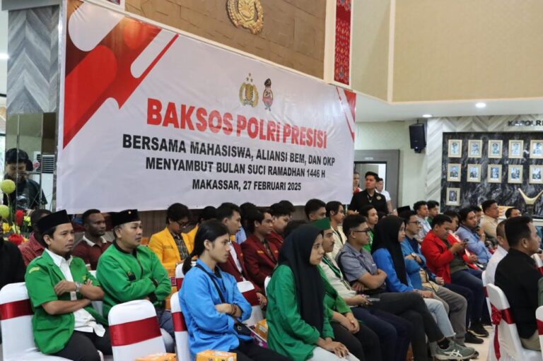 Mahasiswa Unifa dapat Kepercayaan dalam Bakti Sosial Polri Presisi Sambut Ramadan