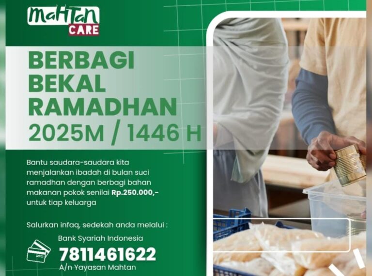 Mahtancare Kembali Hadirkan Program Berbagi, Distribusi Dimulai Awal Ramadan