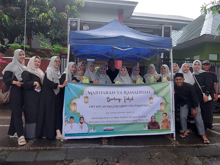 UPT SPF SDN Lanto Dg. Pasewang Berbagi Takjil di Bulan Ramadan