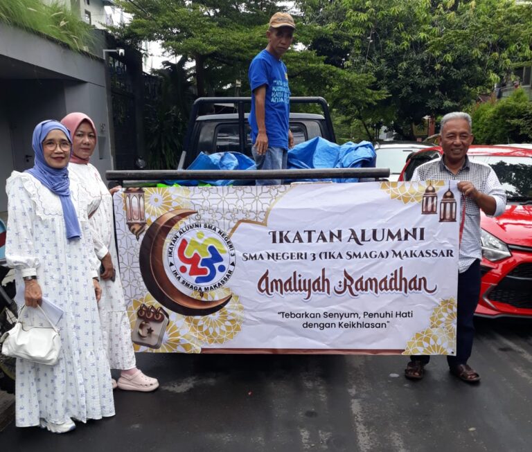 Ketum Alumni Smaga Gelar Amaliah Ramadan, Anjangsana ke Panti Asuhan