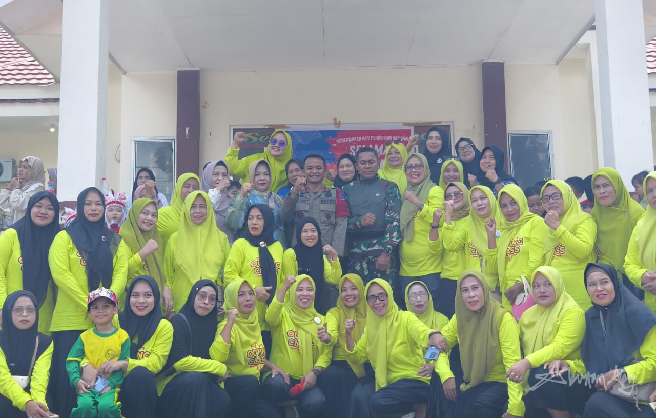 Bupati Bone Semangati Peserta Lomba Senam TK di Ulaweng