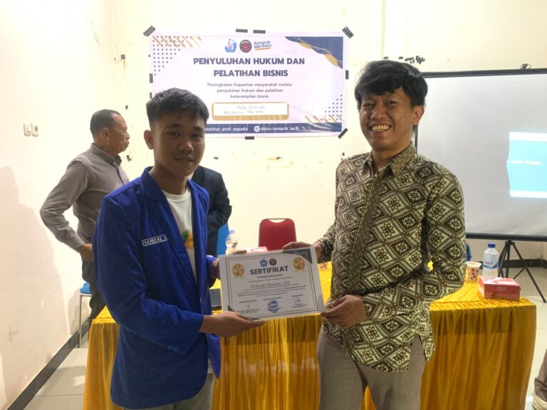 KKN Institut Andi Sapada Hadirkan Solusi Cerdas untuk Masyarakat