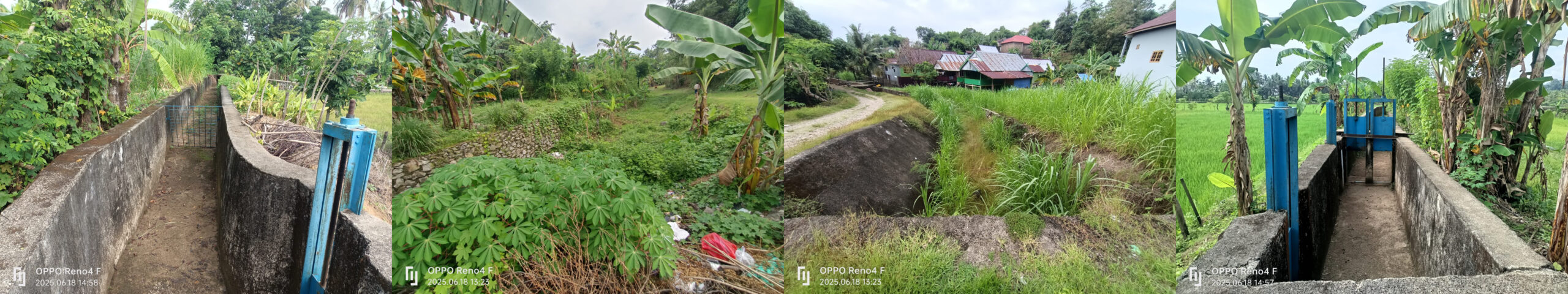 Sumber foto: Dok. Fajar Pendidikan – Air tak mengalir sebagaimana mestinya, janji proyek