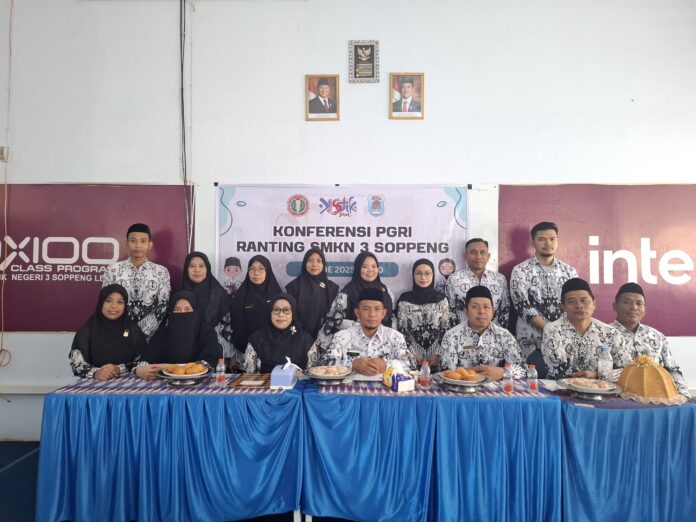 Kompak dan Inspiratif! Konferensi PGRI SMKN 3 Soppeng Berlangsung Sukses