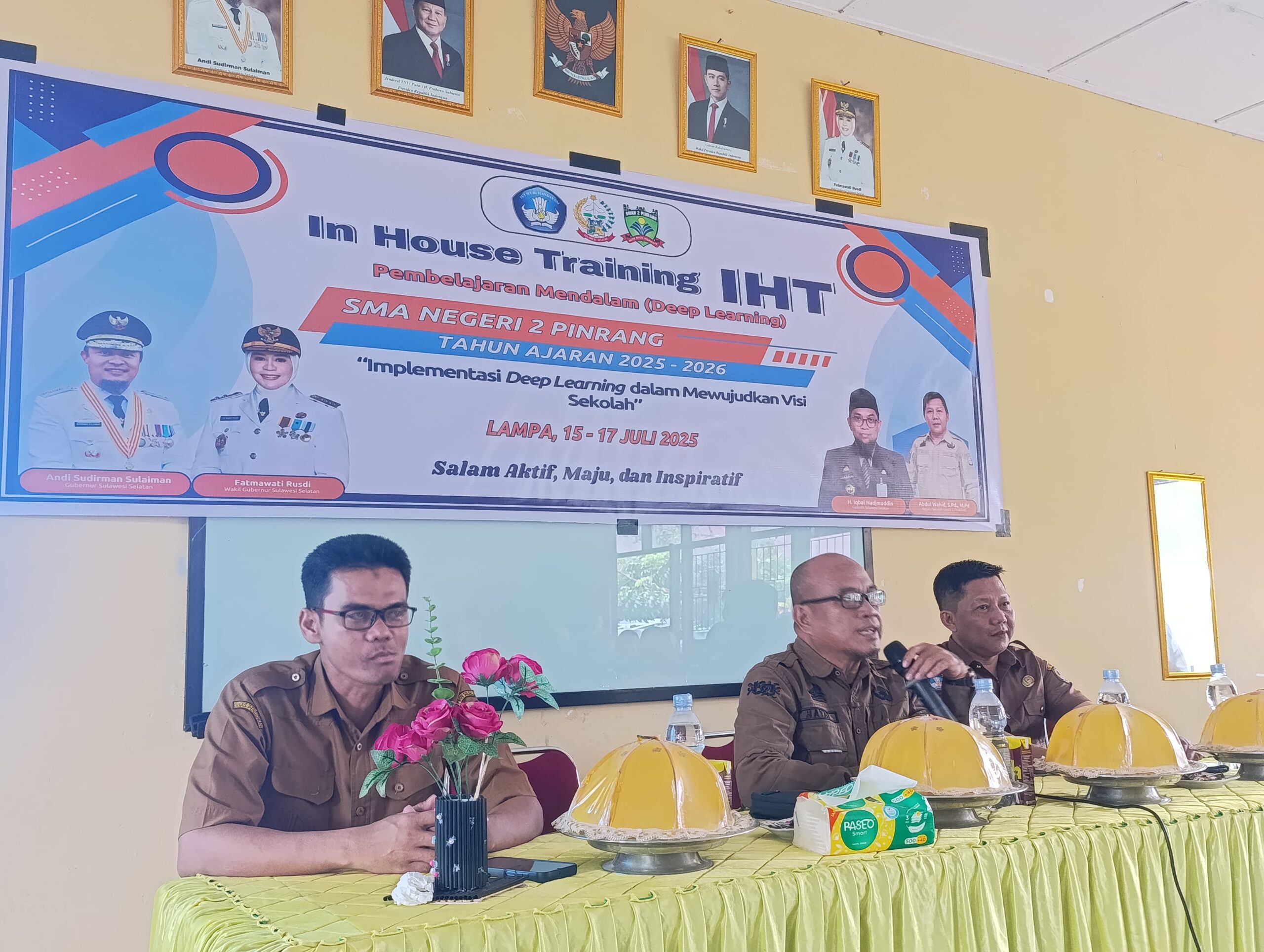 Sambutan Kepala Cabang Dinas Pendidikan SulSel Wilayah VIII.