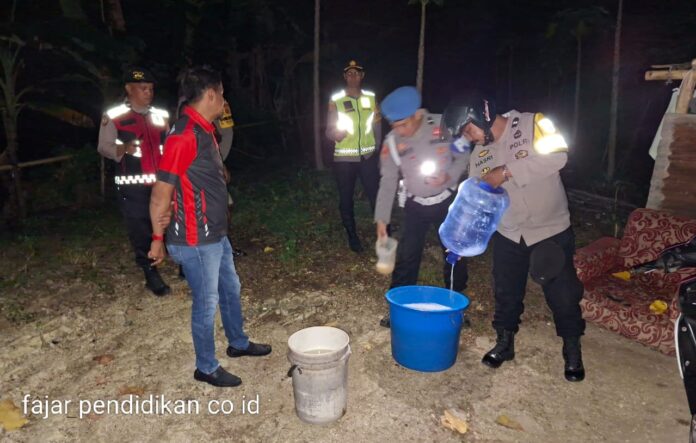 “Puluhan Liter Ballo Diamankan! Polisi Tegas Jaga Ketertiban”