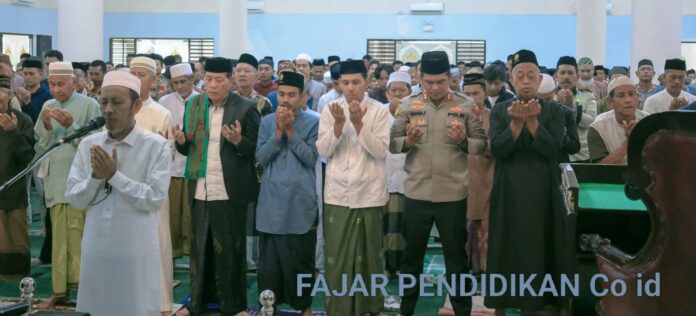 Kapolres AKBP Ananda Fauzi Harahap ikut hadir mendoakan korban bencana alam, wujud empati dan solidaritas Polri.