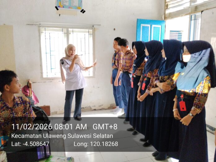 Tim SMPN 1 Ulaweng melaksanakan supervisi akademik kepada para guru di sekolah tersebut, Rabu (11/2/2026)