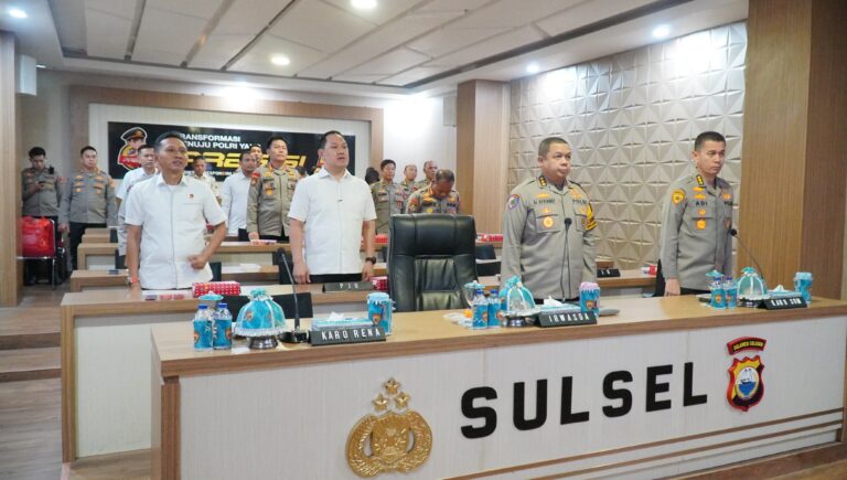 Wujud Pelayanan Bersih, Biro SDM Polda Sulsel Sabet WBBM