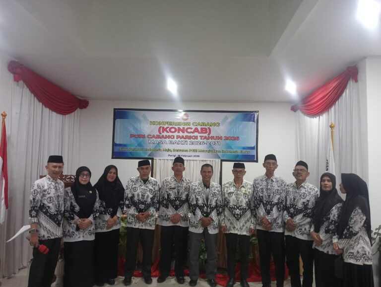 Konferensi PGRI Cabang Parigi Sukses Digelar, Basri B. Pimpin Masa Bakti 2026–2031