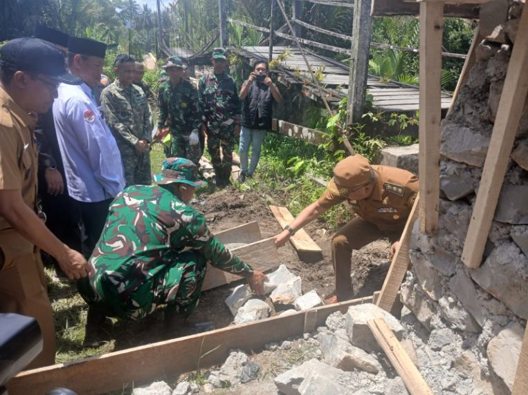 Ground Breaking Jembatan Garuda Barru, TNI Hadir untuk Rakyat