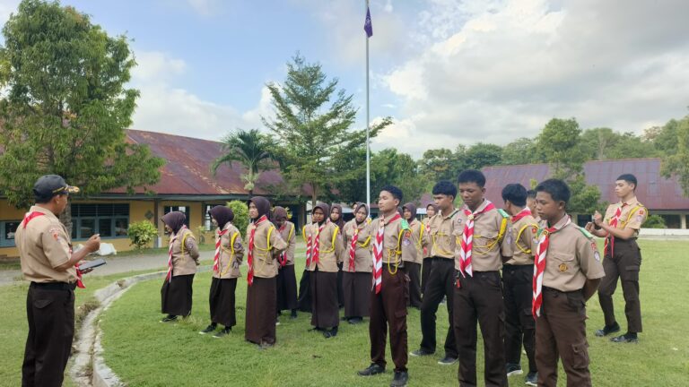 Pelantikan Bantara SMAN 4 Barru, Siapkan Generasi Pemimpin