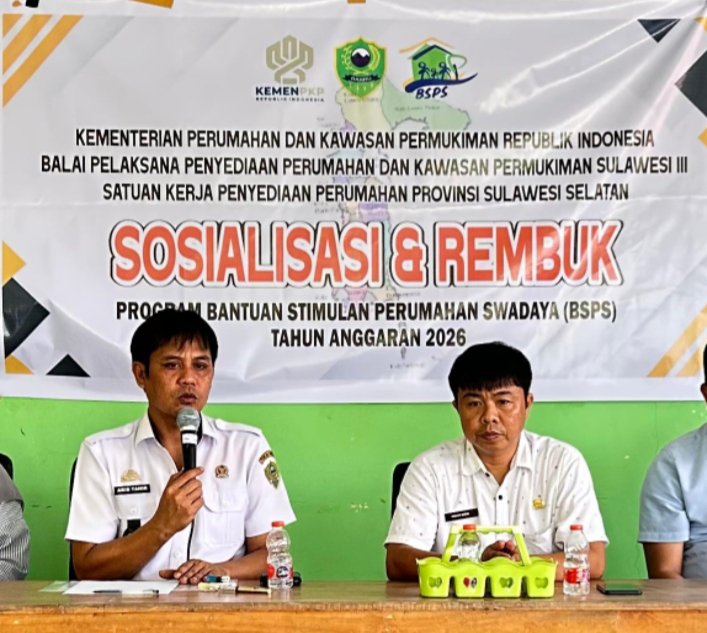 Sosialisasi Desa Lalabata, Ini Daftar Warga Lolos BSPS di Barru