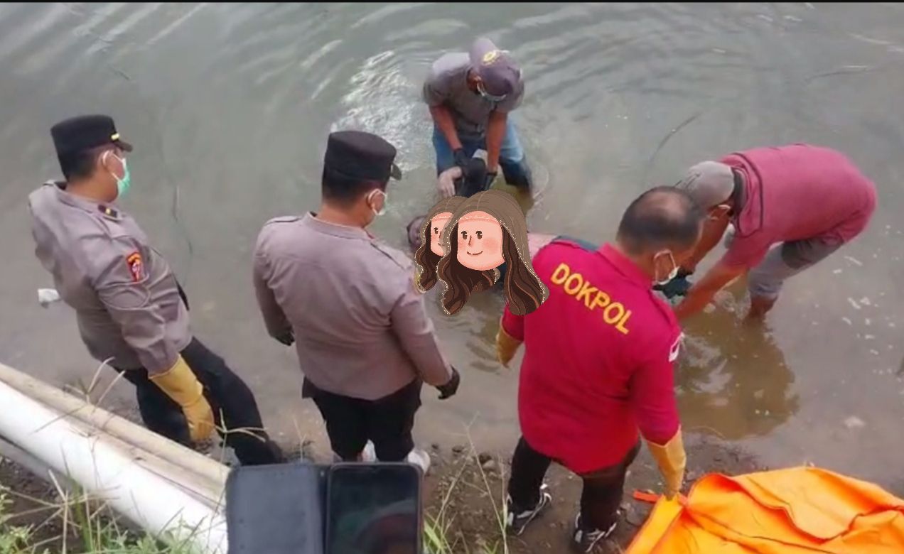 IPTU Mudhaffar Langsung Evakuasi Korban Nenek Tewas di Sungai Paria