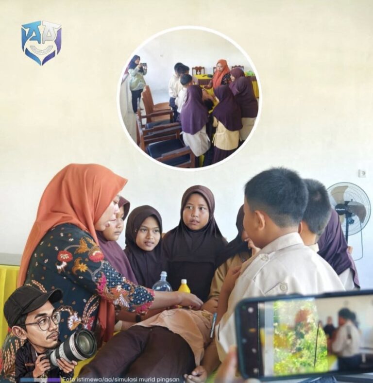 Puskesmas Koppe Penyuluhan Kesehatan, Murid “Pingsan”