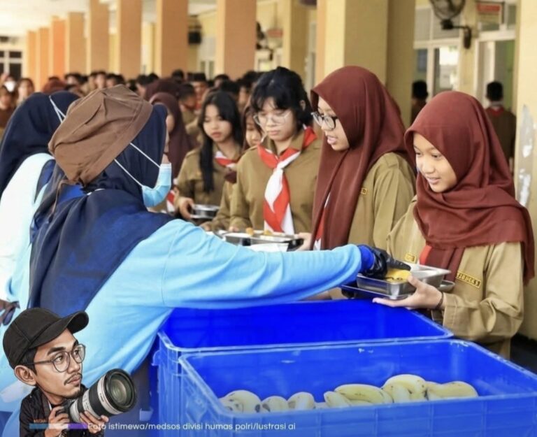 Perdana, SPPG Terapkan MBG Sistem Prasmanan