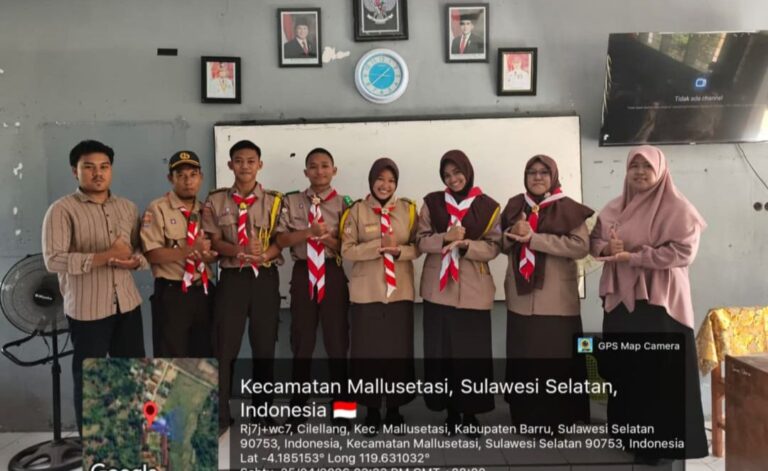 Regenerasi Pramuka SMAN 4 Barru, Pengurus Baru Resmi Terpilih