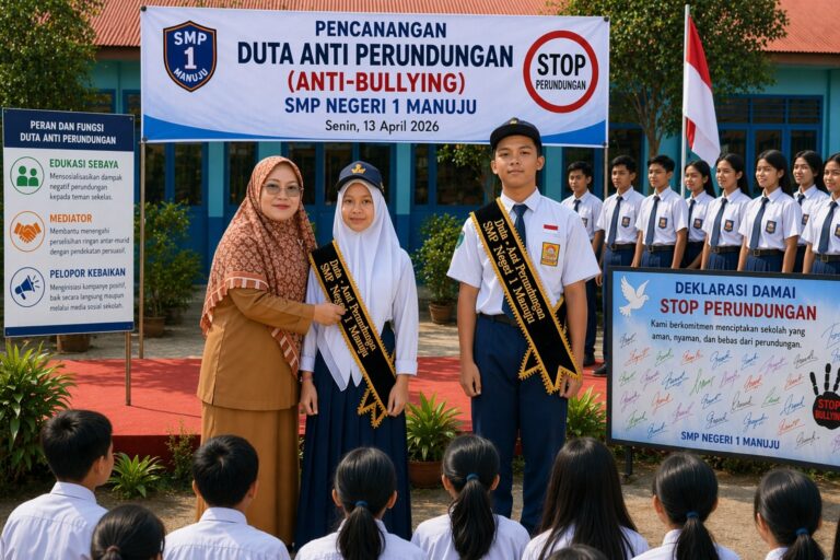 SMP Negeri 1 Manuju Canangkan Duta Anti Perundungan 2026