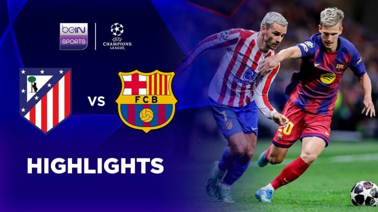 VIDIO: Atlético Madrid 1-2 Barcelona (3-2 Agg) | Champions League 25/26 | Match Highlights